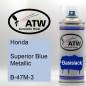Preview: Honda, Superior Blue Metallic, B-47M-3: 400ml Sprühdose, von ATW Autoteile West.